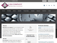 Tablet Screenshot of limcocpa.com